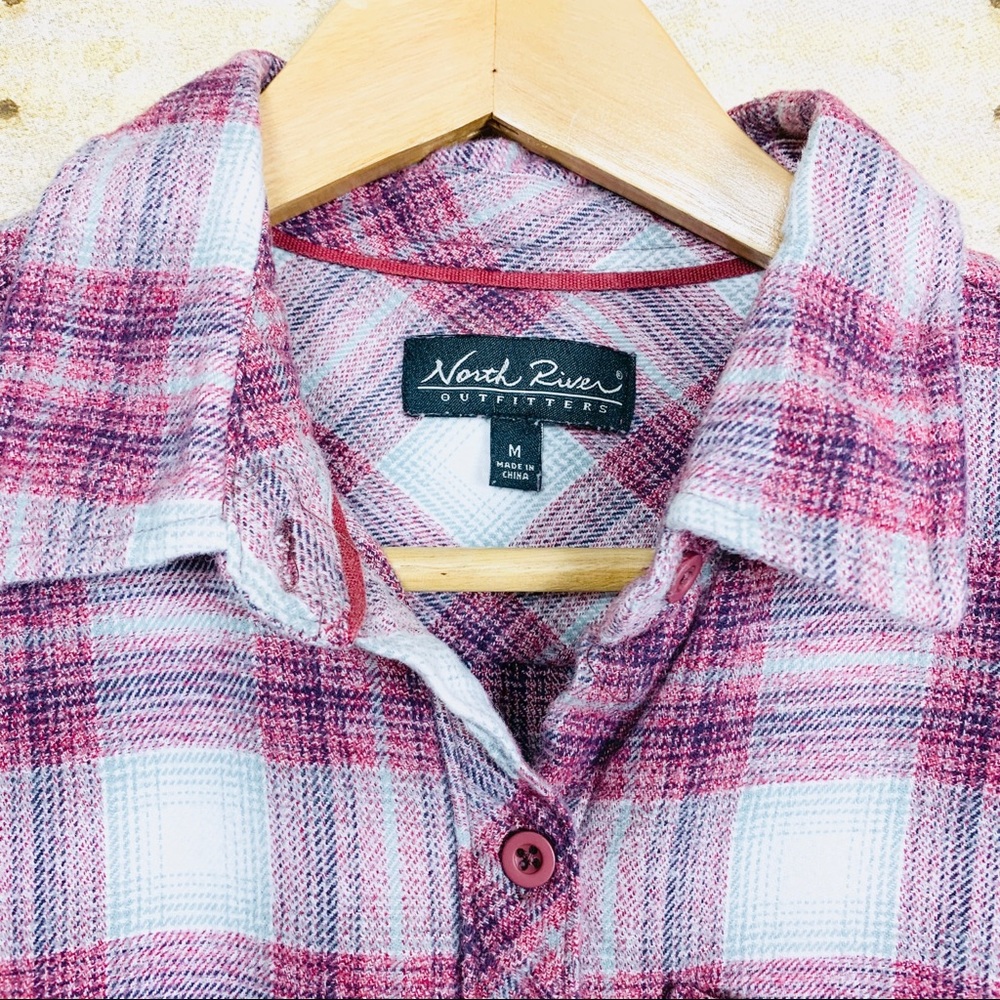 North River Outfitters Flannel Red and white - Picture 3 of 5